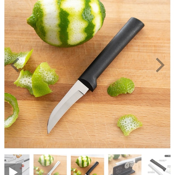 RADA CUTLERY Granny Paring Knife W200 Stainless Steel Blade Black Handle USA - Picture 5 of 6